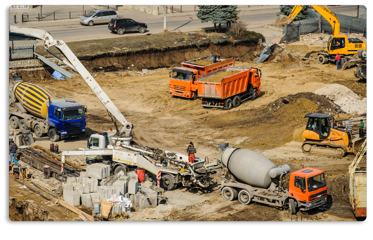 construction equipment job site